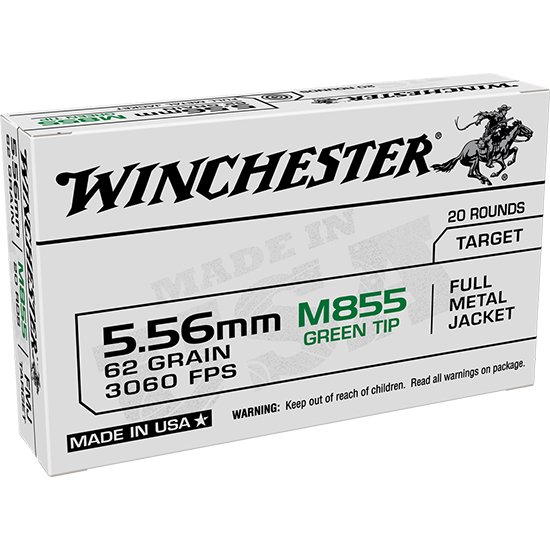 WIN LC 5.56MM M855 62GR FMJ 20/50 (4550)