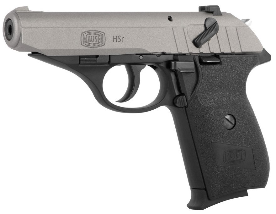 BLG MAUSER HSr 22LR FROZEN GREY BLK GRIPS