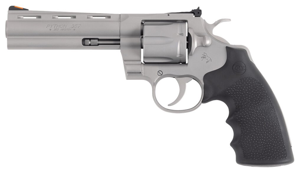 CLT PYTHON 357MAG 5 MATTE SS RUBBER